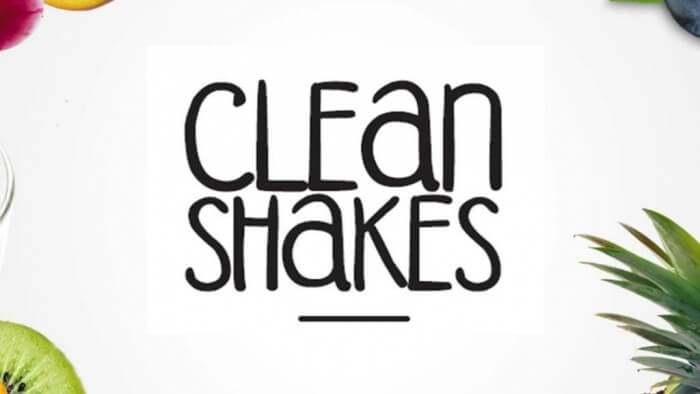 Clean Shakes branding