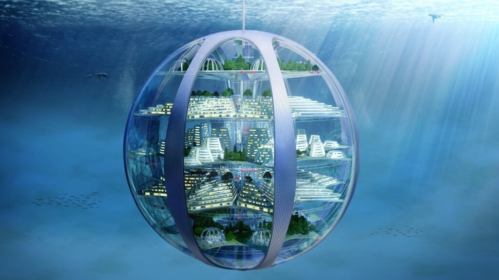 Under-water city