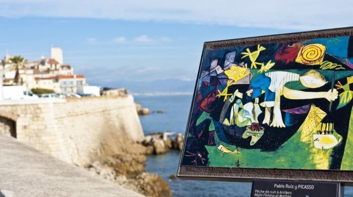 Picasso Painting at Antibes