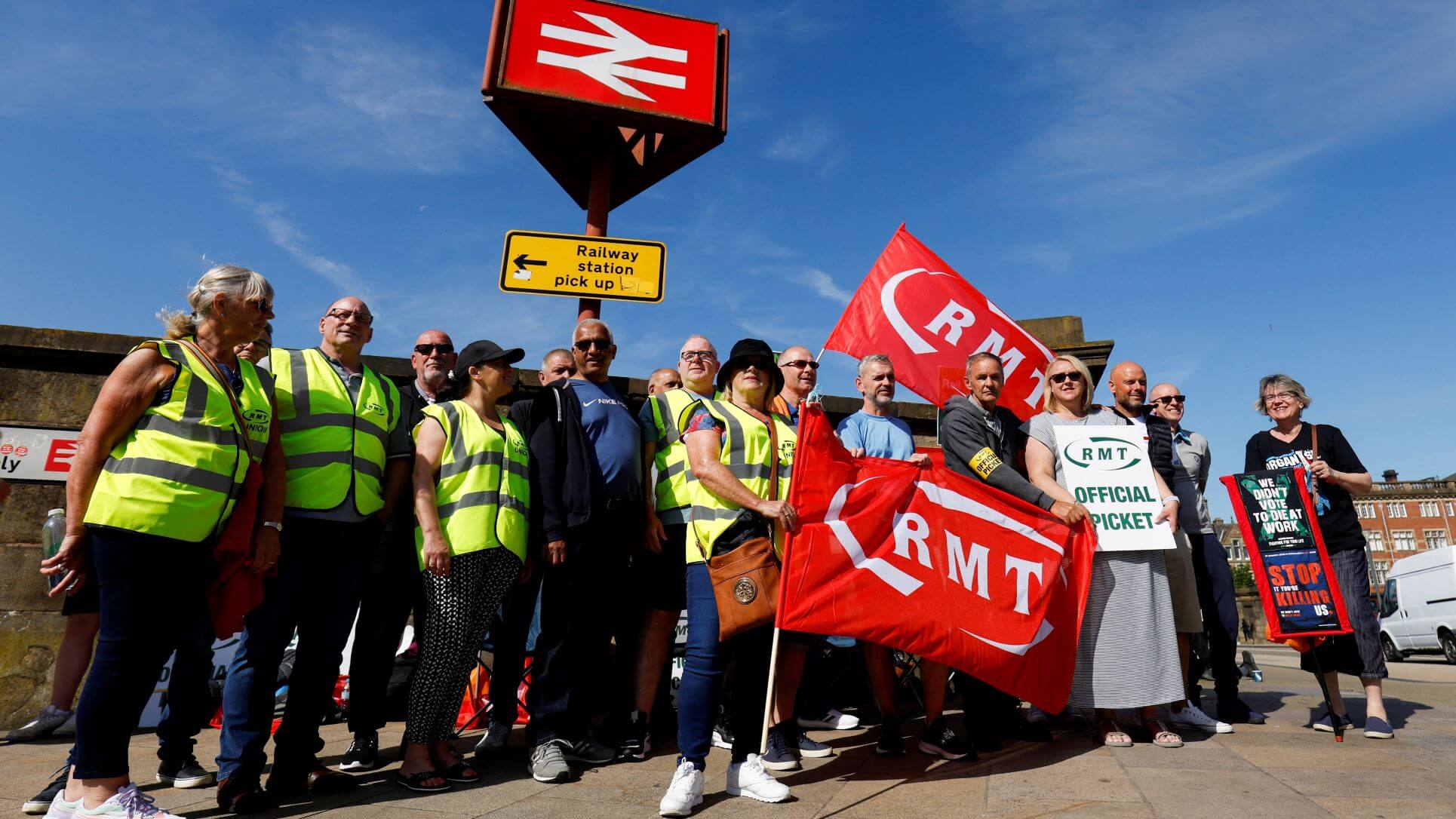 Biggest Rail Strike In 30 Years Brings UK To Standstill